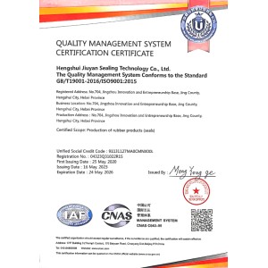 Hengshui Jiuyan Sealing Technology Co., Ltd. Supplier Evaluation