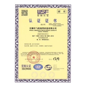 Shishi Flying Wheel Thread Co., Ltd. Supplier Evaluation